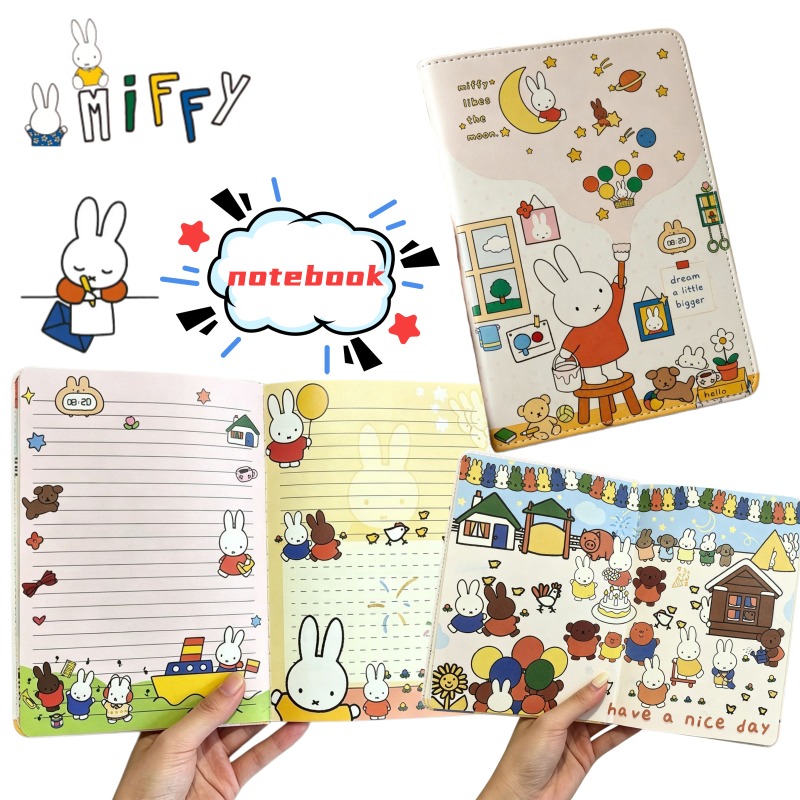 Stationery Books - Novo Caderno B6 Miffy Fofo com