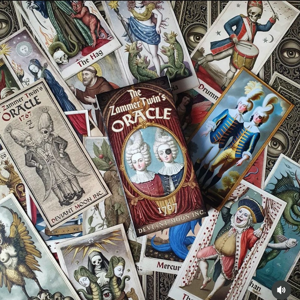 Tarot Deck With Guidebook - 6*12cm The Zammer Twins 1a Edição