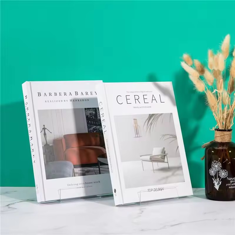 4 pçs acrílico livro suporte p - Clear Acrylic Book Stand Holder avaliação e preço