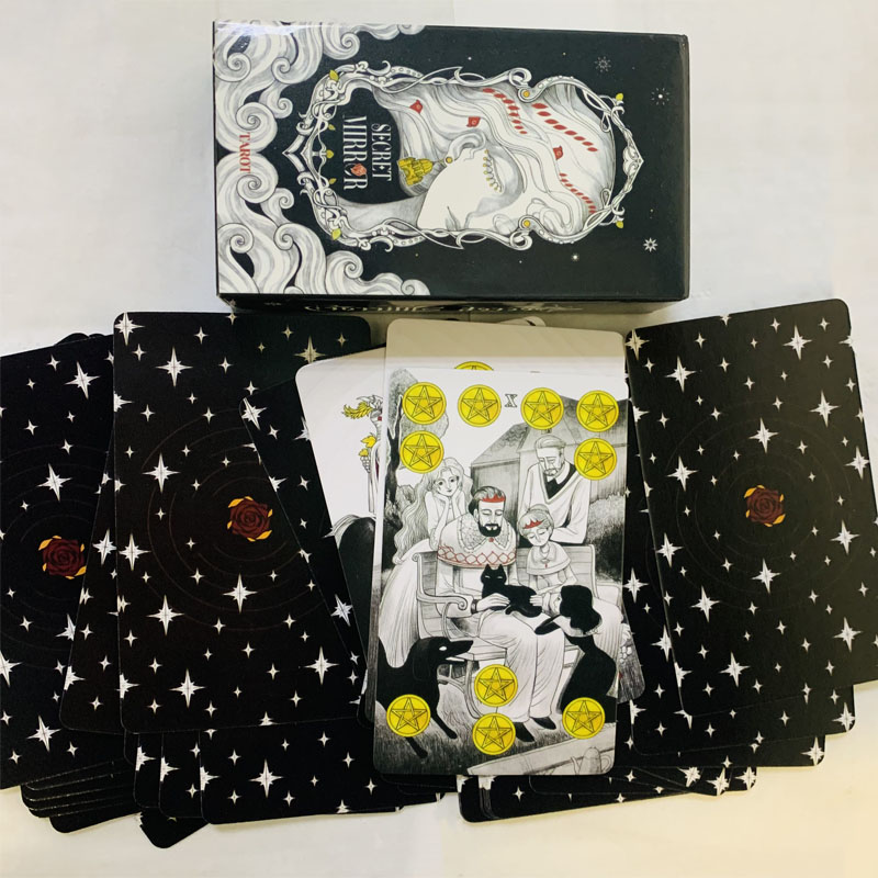 Cartas de tarô com espelho sec - Tarot Deck With Guidebook avaliação e preço