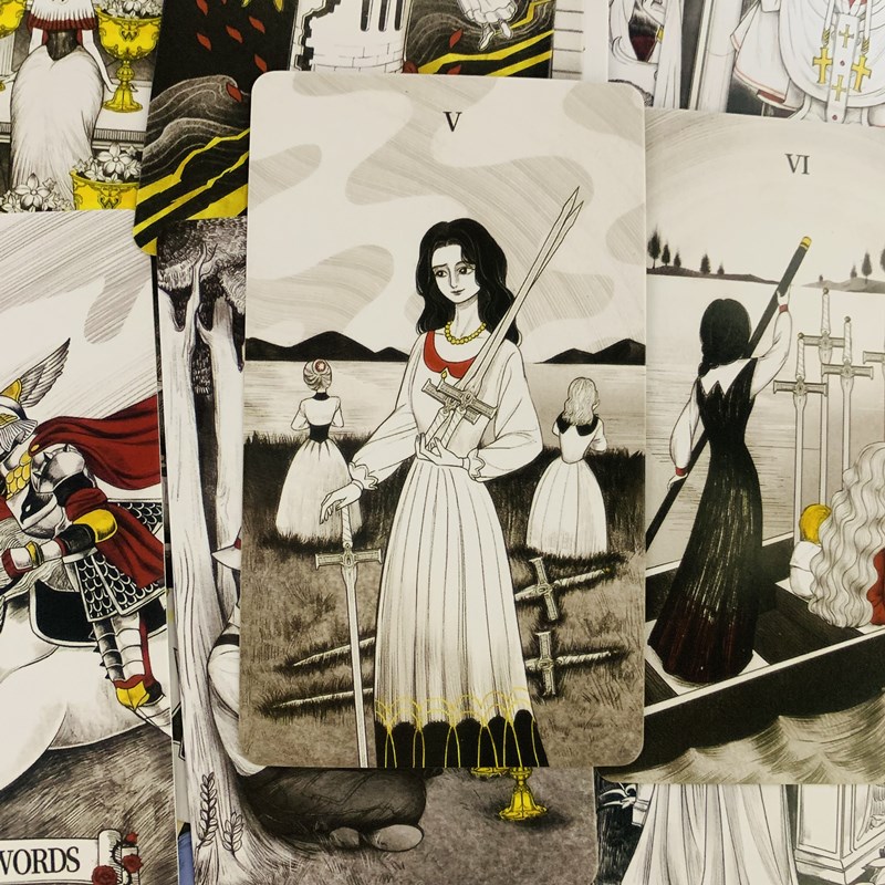 Cartas de tarô com espelho sec - Tarot Deck With Guidebook avaliação e preço