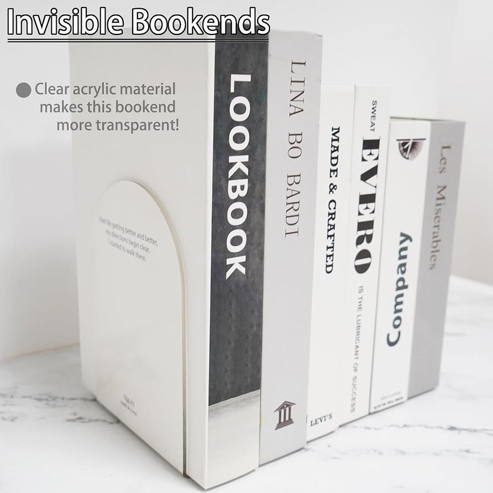 Estremidades de livros acrílic - Clear Acrylic Book Stand Holder avaliação e preço