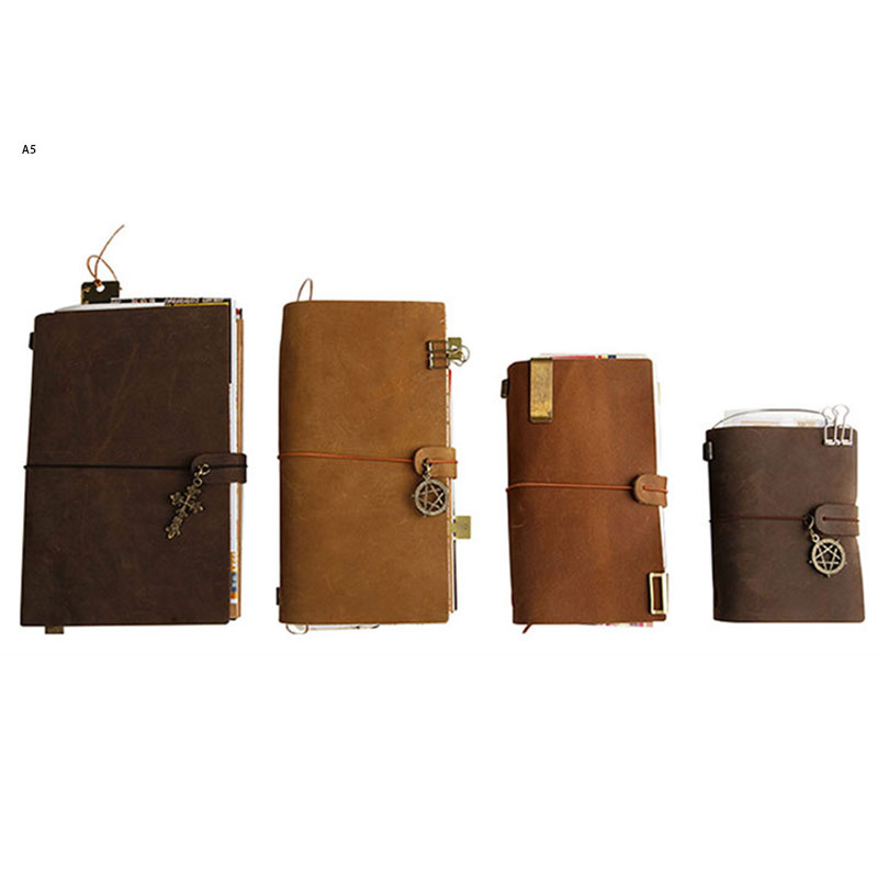 Capa de couro retro com defeit - Vintage Leather Journal Notebook avaliação e preço