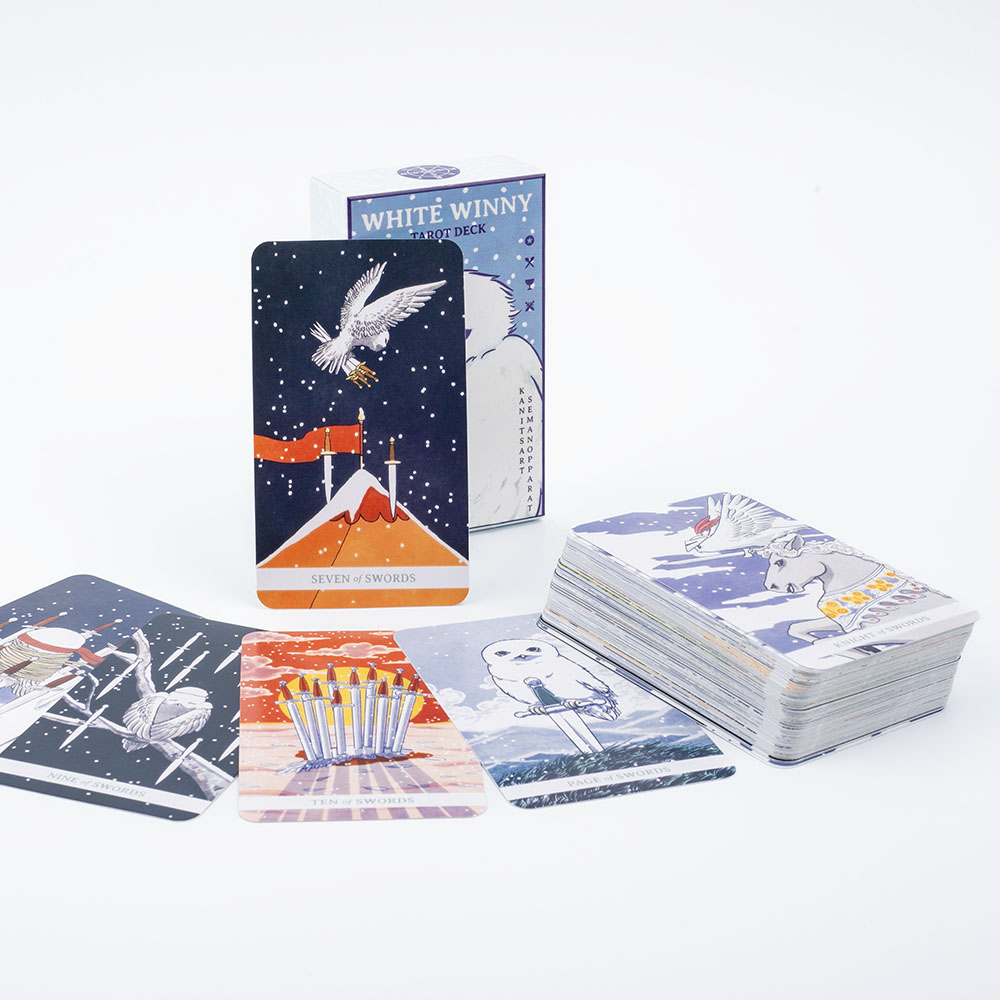 Baralho de cartas winny branco - Tarot Deck With Guidebook avaliação e preço