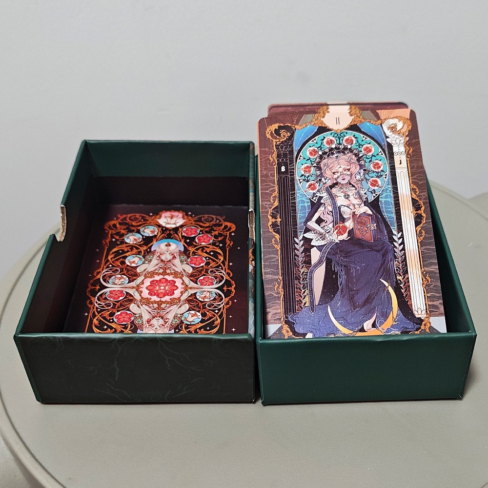 Cartas de Tarô Art Nouveau com - Tarot Deck With Guidebook avaliação e preço