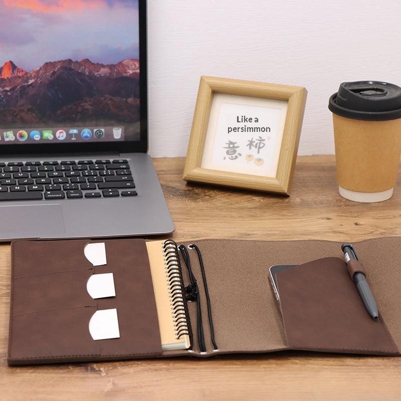 Caderno Recarregável Compacto  - Vintage Leather Journal Notebook avaliação e preço