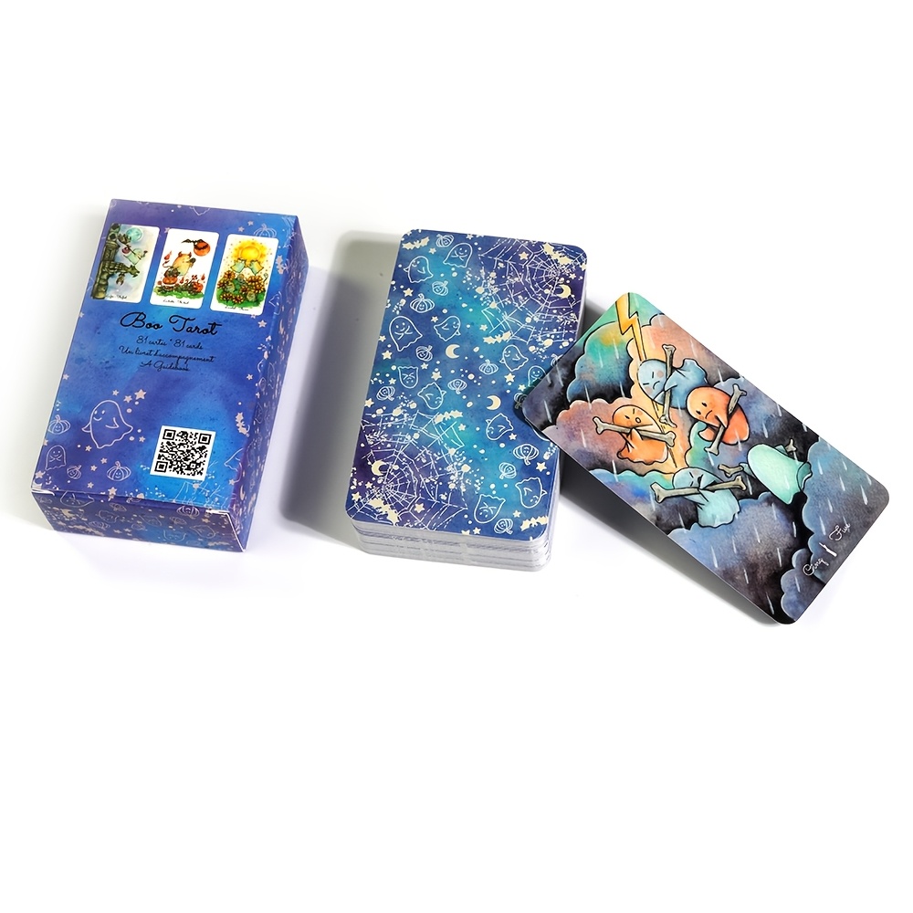 Boo Tarot Deck Ghosts Cartão d - Tarot Deck With Guidebook avaliação e preço
