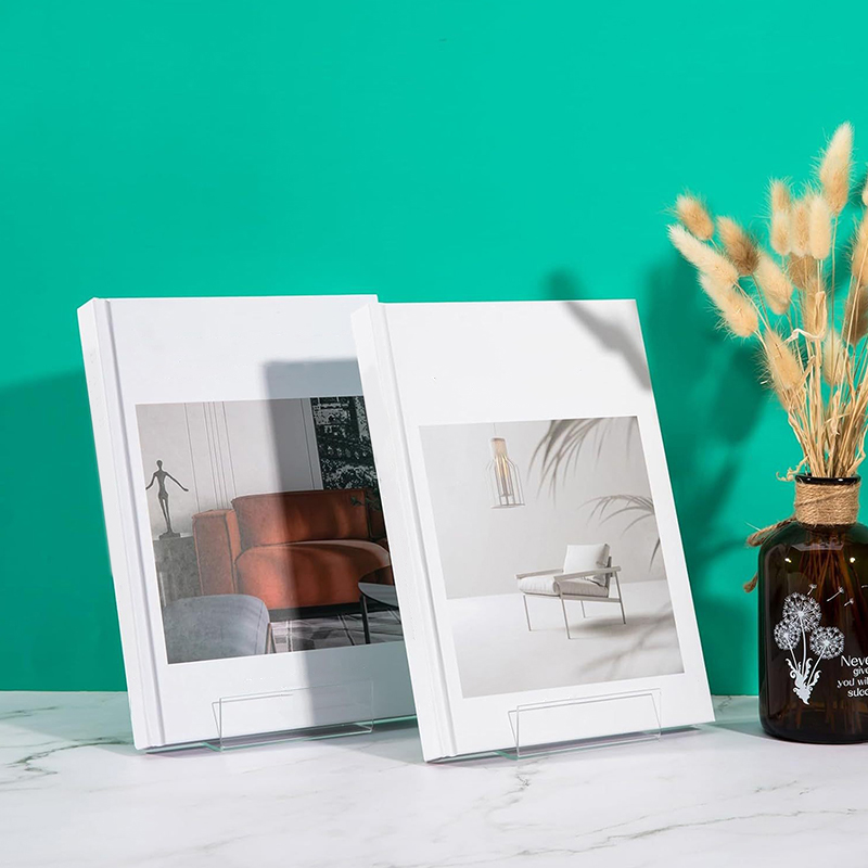 1 unidade de suporte de acríli - Clear Acrylic Book Stand Holder avaliação e preço